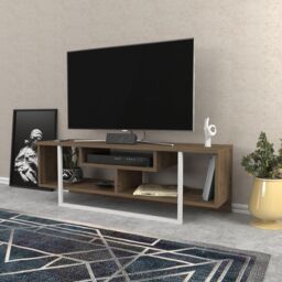 Decorotika Astona TV Unit for TVs up to 55 inch in Dark Brown - thumbnail 3