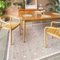 Kukoon Machine Washable Natural Jute Blend Beige Berber Area Rug - Size: 80 cm x 150 cm - thumbnail 4
