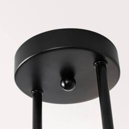 NIVOR Modern Sputnik Chandelier, 4-Light Century Flush Mount Ceiling Light in Metallic Gold - thumbnail 6