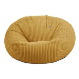 rucomfy Beanbags rucomfy Jumbo Cord Goliath - Giant Indoor Bean Bag Chair for Adults in Mustard - thumbnail 2