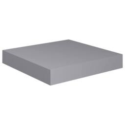 Berkfield Home Durable Floating Wall Shelves 4 pcs Grey 23x23.5x3.8 cm MDF - thumbnail 4