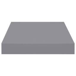 Berkfield Home Durable Floating Wall Shelves 4 pcs Grey 23x23.5x3.8 cm MDF - thumbnail 5