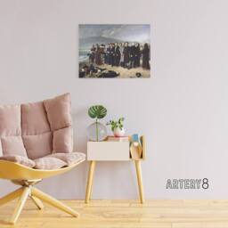 "Artery8 Antonio Gisbert Execution of Torrijos Canvas Wall Art Print - Size: W18"" x H24""" - thumbnail 3