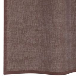 Berkfield Home Voile Curtains with Grommets 2 pcs Brown 140x225 cm - thumbnail 6