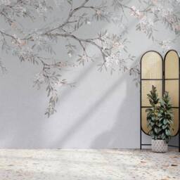 Superfresco Easy Blossom Trail Blue Print To Order 3m x 2.8m Mural - thumbnail 1