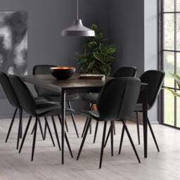 Cheshire Elmdale Elegant Dining Chairs - Set of 2 in Black - thumbnail 8