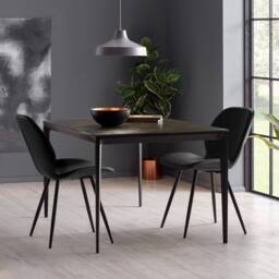 Cheshire Elmdale Elegant Dining Chairs - Set of 2 in Black - thumbnail 6