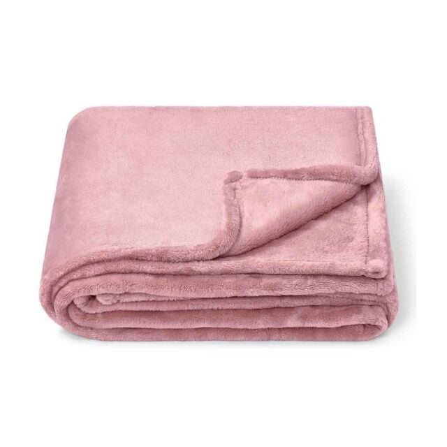 Brand Lab Fleece Blanket in Baby Pink - image 1
