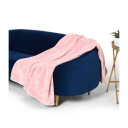 Brand Lab Fleece Blanket in Baby Pink - thumbnail 2