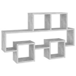 Berkfield Home Car-shaped Wall Shelf Concrete Grey 82x15x51 cm Engineered Wood - Size: 82 x 15 x 51 cm - thumbnail 1