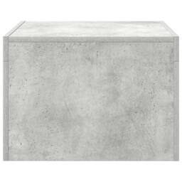 Berkfield Home Durable Coffee Table Concrete Grey 50x50x35 cm Engineered Wood - Size: 50 x 50 x 35 cm - thumbnail 6