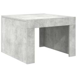Berkfield Home Durable Coffee Table Concrete Grey 50x50x35 cm Engineered Wood - Size: 50 x 50 x 35 cm - thumbnail 3