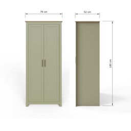 GFW Lancaster 3 Piece Bedroom Set in Green - thumbnail 8