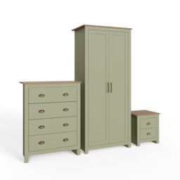GFW Lancaster 3 Piece Bedroom Set in Green - thumbnail 6