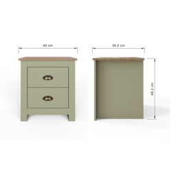 GFW Lancaster 3 Piece Bedroom Set in Green - thumbnail 9