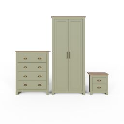 GFW Lancaster 3 Piece Bedroom Set in Green - thumbnail 5