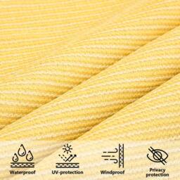 Berkfield Home Sunshade Sail 160 g/m ² Beige 2x3 m HDPE in Yellow - thumbnail 4