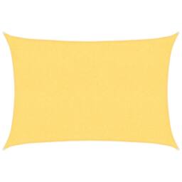 Berkfield Home Sunshade Sail 160 g/m ² Beige 2x3 m HDPE in Yellow - thumbnail 1