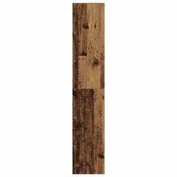 Berkfield Home Durable Bookcases 2 pcs Stackable Old Wood 30x30x80 cm Engineered Wood in Brown - Size: 30 x 30 x 80 cm - thumbnail 5