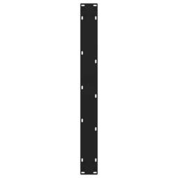 Berkfield Home Dining Table Legs V-Shape 3 pcs Black 70x(72-73.3) cm Steel - thumbnail 7