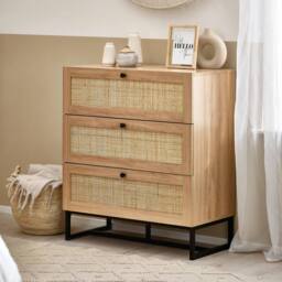 Cheshire Premium Trelawny 3 Drawer Chest - Oak in Brown - thumbnail 3