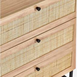 Cheshire Premium Trelawny 3 Drawer Chest - Oak in Brown - thumbnail 4
