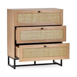 Cheshire Premium Trelawny 3 Drawer Chest - Oak in Brown - thumbnail 2