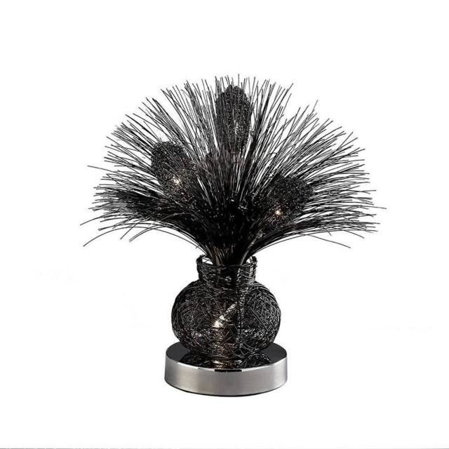 Netlighting (DH) Lenore Table Lamp 4 Light G4 Black Chrome NOT LED CFL Compatible - image 1