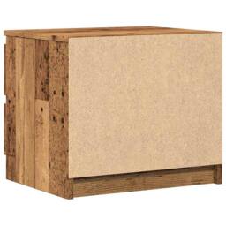 Berkfield Home Timeless Bedside Cabinet Old Wood 50x40x43.5 cm Engineered Wood in Brown - thumbnail 7