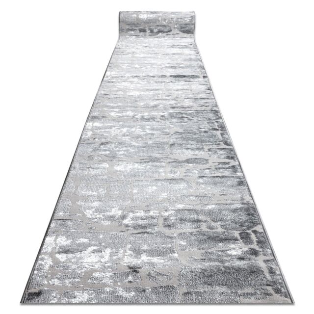 RugsX Structural Mefe Runner in Grey - Size: 200 cm x 170 cm - image 1