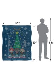Warner Brothers Harry Potter & The Deathly Hallows Great Hall Blanket 152x127 cm in White - thumbnail 5