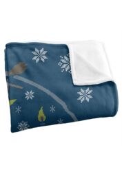 Warner Brothers Harry Potter & The Deathly Hallows Great Hall Blanket 152x127 cm in White - thumbnail 3