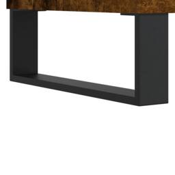 Berkfield Home Modern Coffee Table Smoked Oak 90x44.5x45 cm Engineered Wood in Brown - thumbnail 9