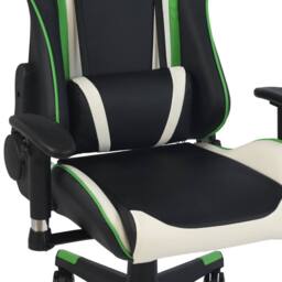 RayGar RG-MAX Gaming Chair High Back, Padding, Adjustable Height & Arms in Green - Size: 1 Pack - thumbnail 4