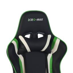 RayGar RG-MAX Gaming Chair High Back, Padding, Adjustable Height & Arms in Green - Size: 1 Pack - thumbnail 3