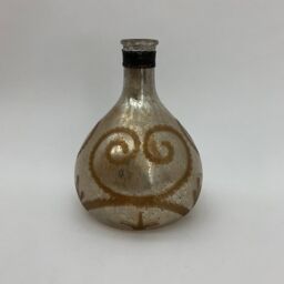 Minster 9 Inch Decorative Vase - Antique Silver Glass - L17 x W17 x H23 cm in Grey - Size: 1 Pack