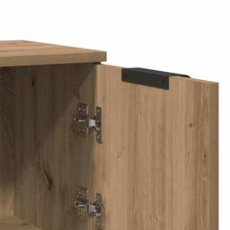 Berkfield Home Sideboards 2 pcs Artisan Oak 30x30x70 cm Engineered Wood in Brown - Size: 30 x 30 x 70 cm - thumbnail 9