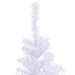 Berkfield Home Artificial Christmas Tree with Stand 120 cm 230 Branches in White - thumbnail 3