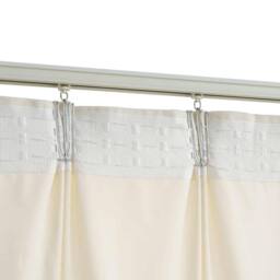 Berkfield Home Blackout Curtains 2 pcs with Hooks Velvet Cream 140x175 cm - thumbnail 4