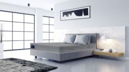 Bedzonline 4FT Small Double Pocket Sprung Memory Foam Mattress - Gentle Support & Breathable Comfort in Dark Grey - thumbnail 5