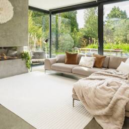 Kukoon Machine Washable Neutral Beige Bobble Texture Area Rug - Size: 120 cm x 170 cm - thumbnail 3