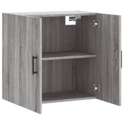 Berkfield Home Wall Cabinet Grey Sonoma 60x31x60 cm Engineered Wood - Size: 60 x 31 x 60 cm - thumbnail 6