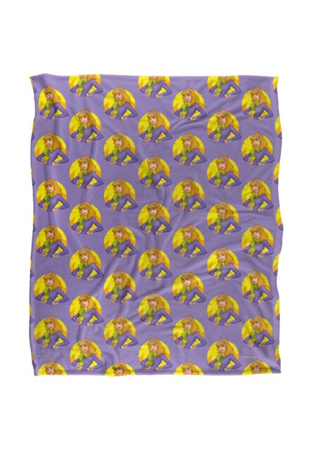 Warner Brothers Scooby Doo Officially Licensed Silky Touch Super Soft Throw Blanket 152 x 127 cm in White - image 1