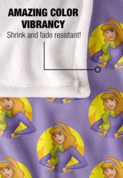 Warner Brothers Scooby Doo Officially Licensed Silky Touch Super Soft Throw Blanket 152 x 127 cm in White - thumbnail 4