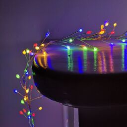 Samuel Alexander 800 LED 5.5m Premier Christmas Indoor Outdoor Wire Cluster Lights with Timer in Multicoloured - thumbnail 1