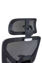 Living and Home Height Adjustable Swivel Office Chair with Casters in Black - thumbnail 8