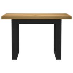 Berkfield Home Decorative Desk NOAIN U-Shaped Legs 120x50x75 cm Solid Wood Pine in Brown - Size: 120 x 50 x 75 cm