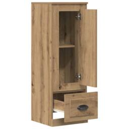 Berkfield Home Highboard Artisian Oak 36x35.5x103.5 cm Engineered Wood in Brown - thumbnail 5