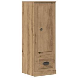 Berkfield Home Highboard Artisian Oak 36x35.5x103.5 cm Engineered Wood in Brown - thumbnail 1