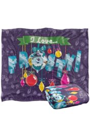 Warner Brothers Frosty The Snowman Silky Touch Super Soft Throw Blanket 152x127cm in White - Size: 152x127 cm - thumbnail 2